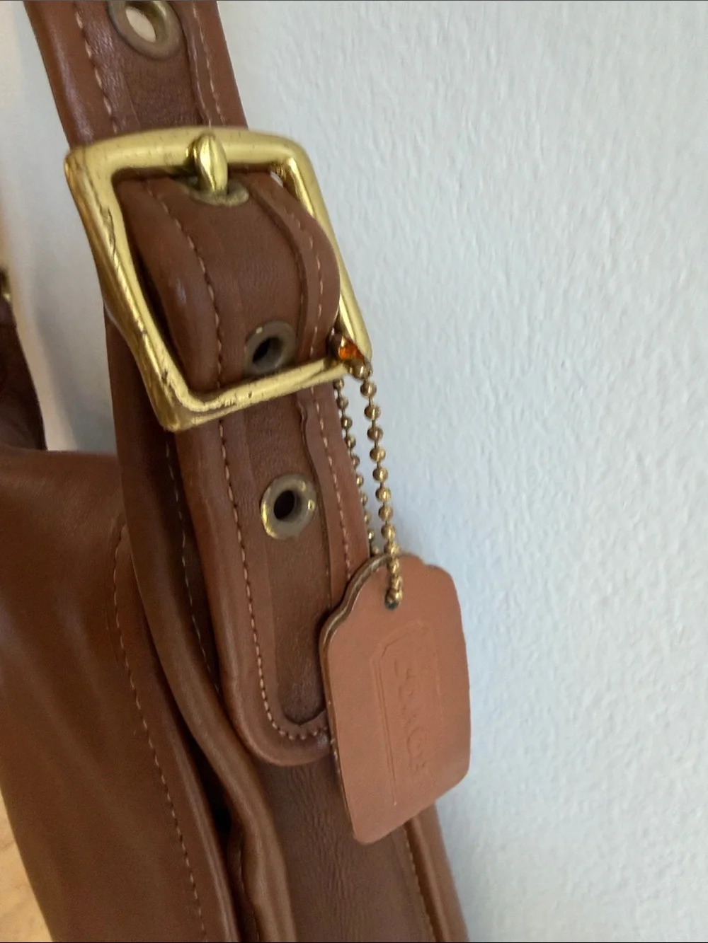 Vintage Coach LEGACY Brown Lush Crossbody Leather